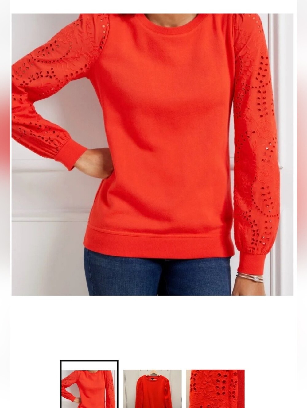 Nwt Talbots L Olive Green Sweatshirt Top